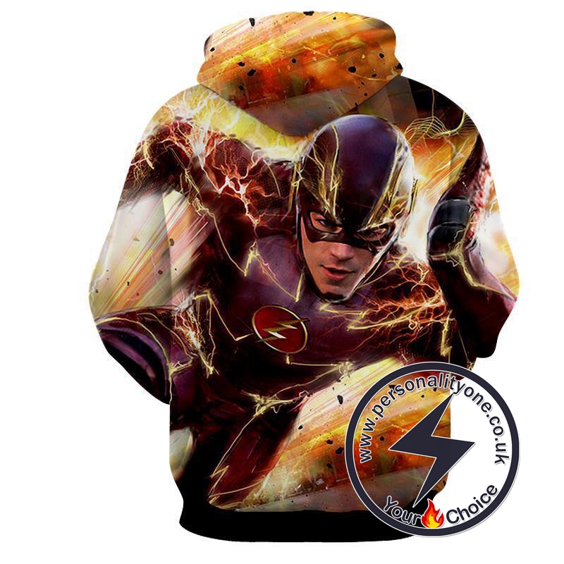 Fast Flash 3D Printed - The Flash Hoodies - Star Lab